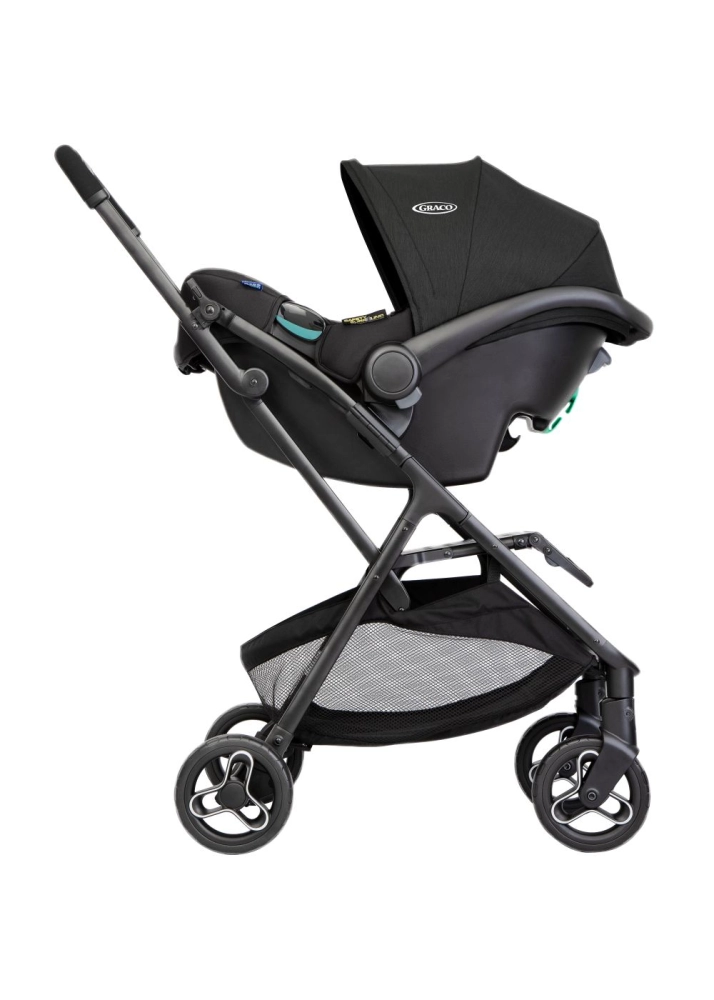 MYAVO DUO Poussette incl. Protection pluie + Adaptateurs / Poussette MIDNIGHT et siège-auto SnugLite - Graco - MIDNIGHT