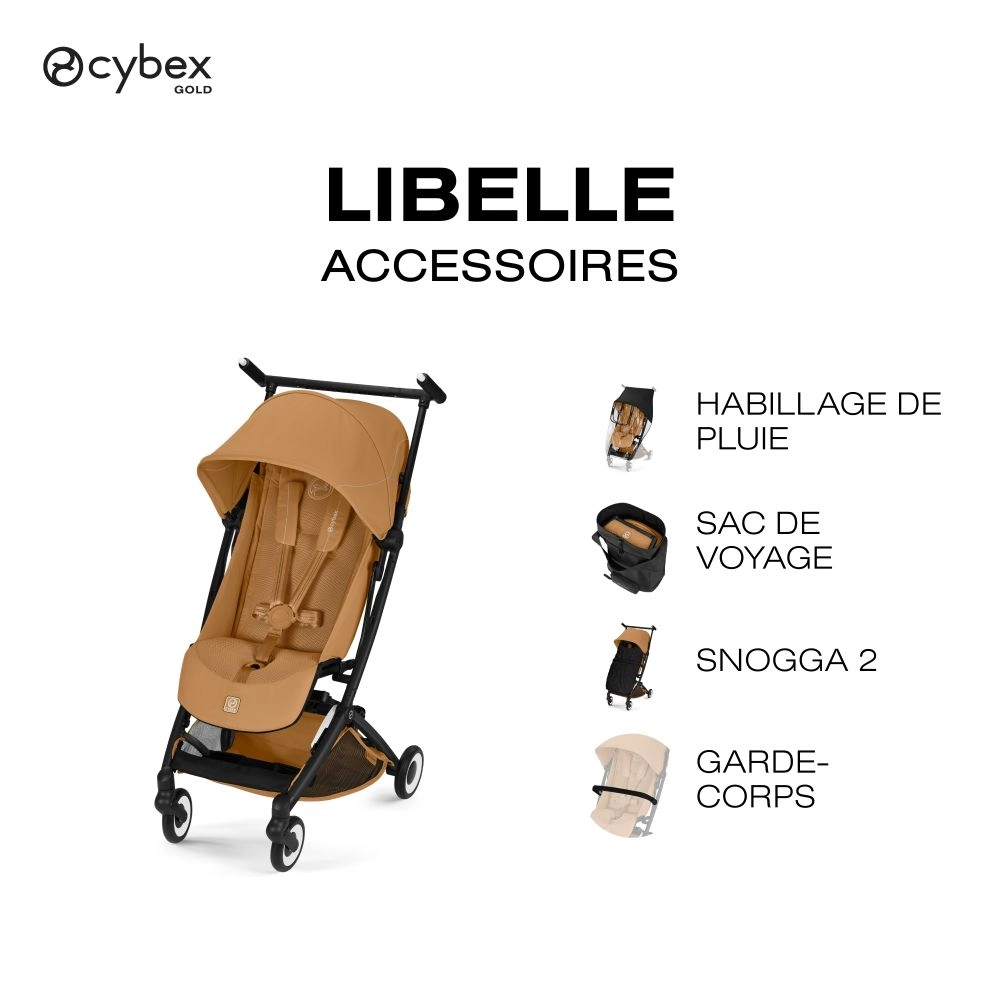 Poussette Ultra Compacte Libelle 5 - CYBEX - Cinnamon Yellow
