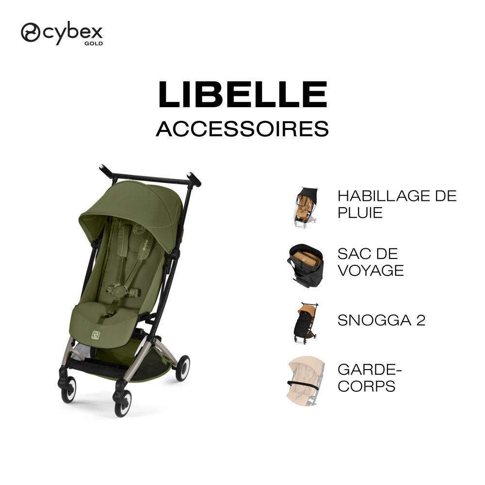 Poussette Ultra Compacte Libelle 5 - CYBEX - Moss Green