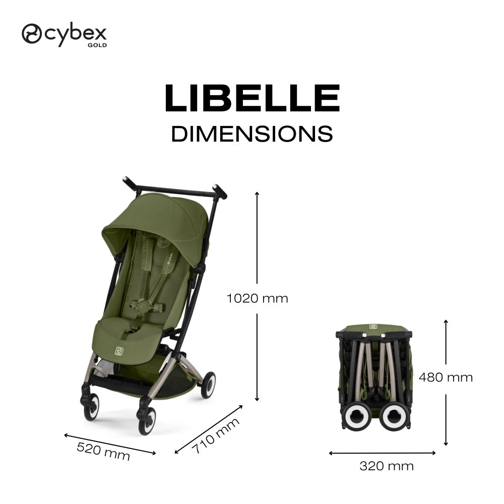 Poussette Ultra Compacte Libelle 5 - CYBEX - Moss Green