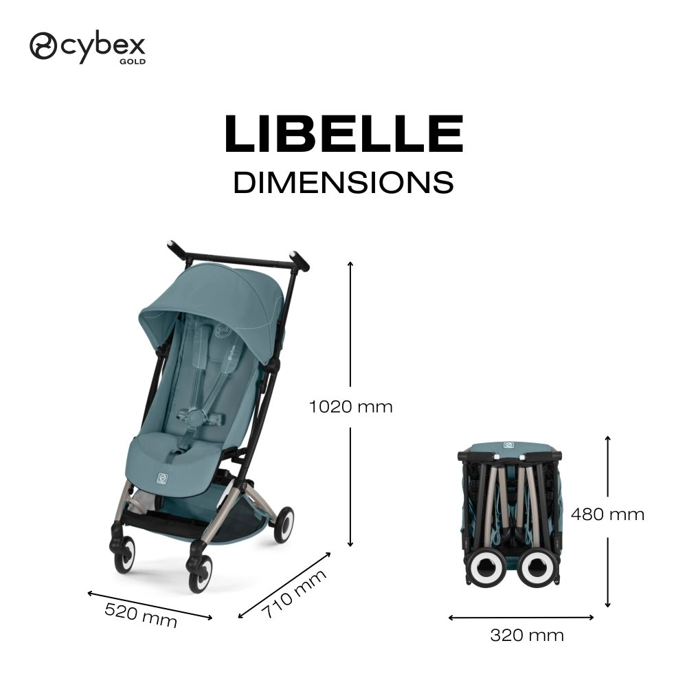 Poussette Ultra Compacte Libelle 5 - CYBEX - Stormy Blue