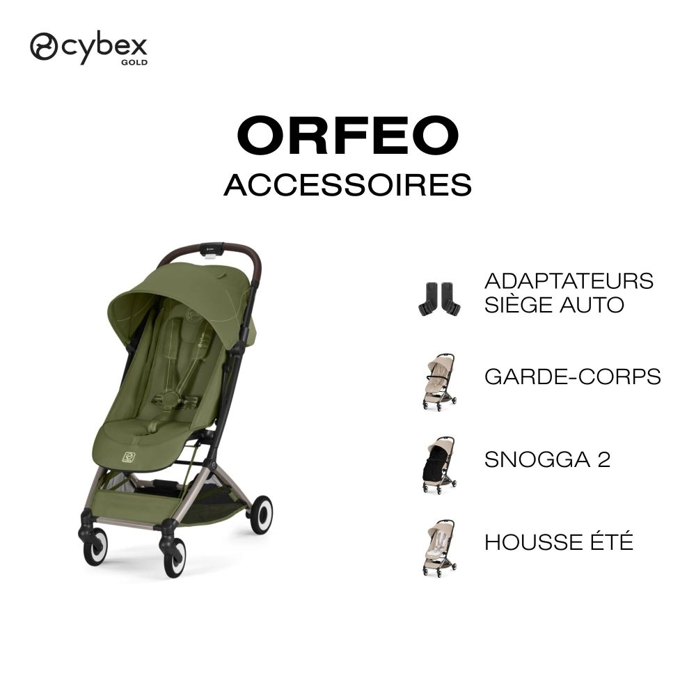 Poussette Ultra Compacte Orfeo 2 - CYBEX - Moss Green