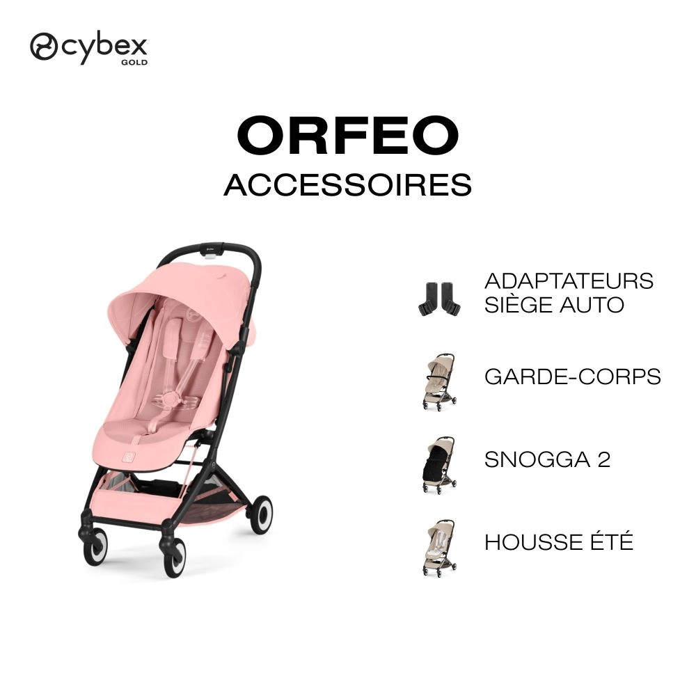 Poussette Ultra Compacte Orfeo 2 - CYBEX - Candy Pink