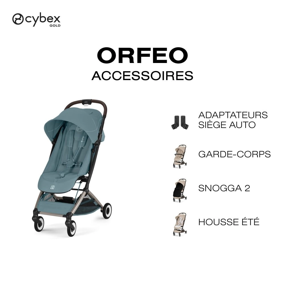 Poussette Ultra Compacte Orfeo 2 - CYBEX - Stormy Blue