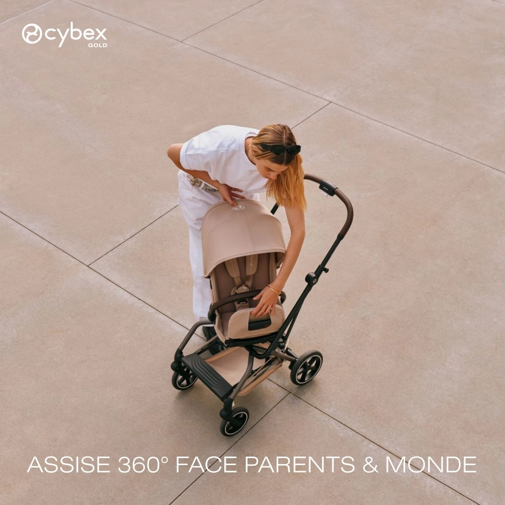 Poussette Compacte Eezy S Twist+2 - CYBEX - Magic Black