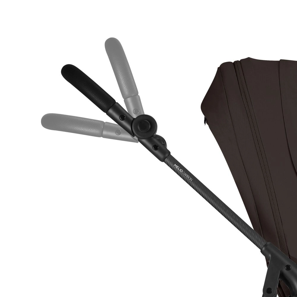 Poussette Citadine Melio Carbon 6 - CYBEX - Chocolate Brown