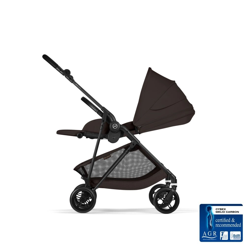 Poussette Citadine Melio Carbon 6 - CYBEX - Chocolate Brown