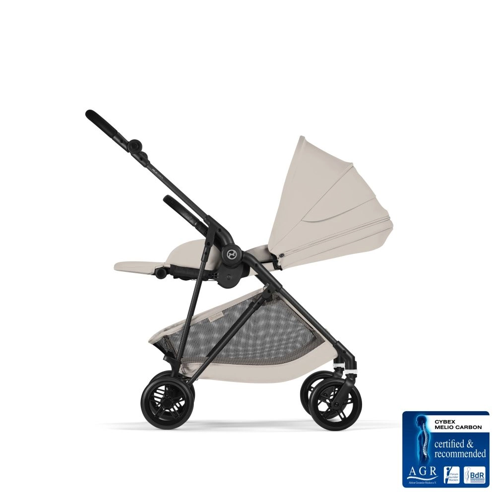 Poussette Citadine Melio Carbon 6 - CYBEX - Dune Grey