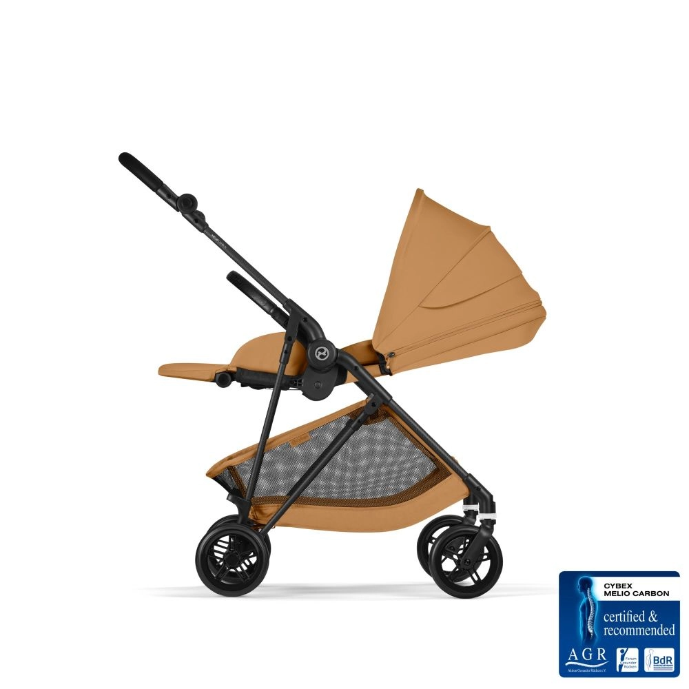 Poussette Citadine Melio Carbon 6 - CYBEX - Cinnamon Yellow