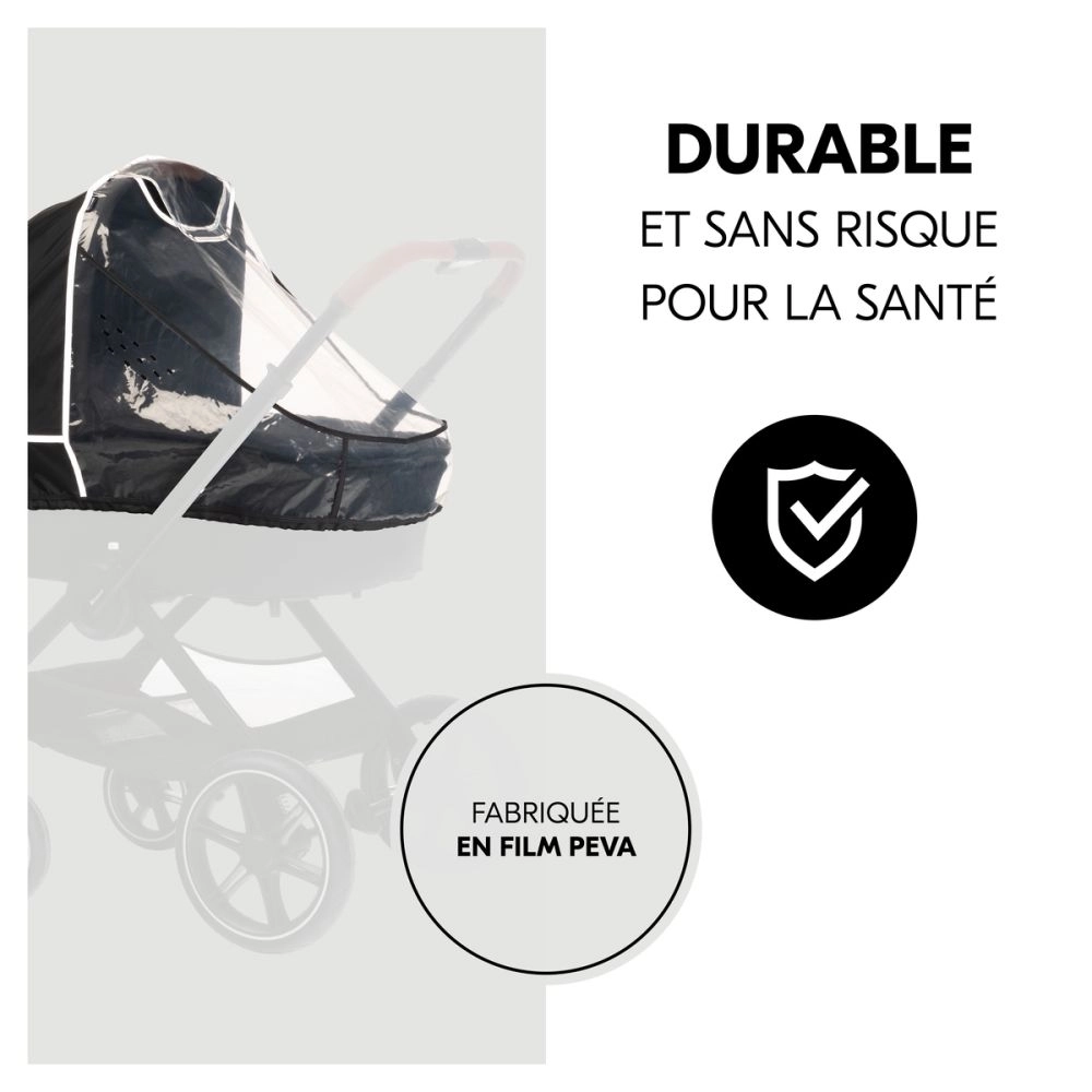 Habillage pluie nacelle universel Carrycot Raincover 