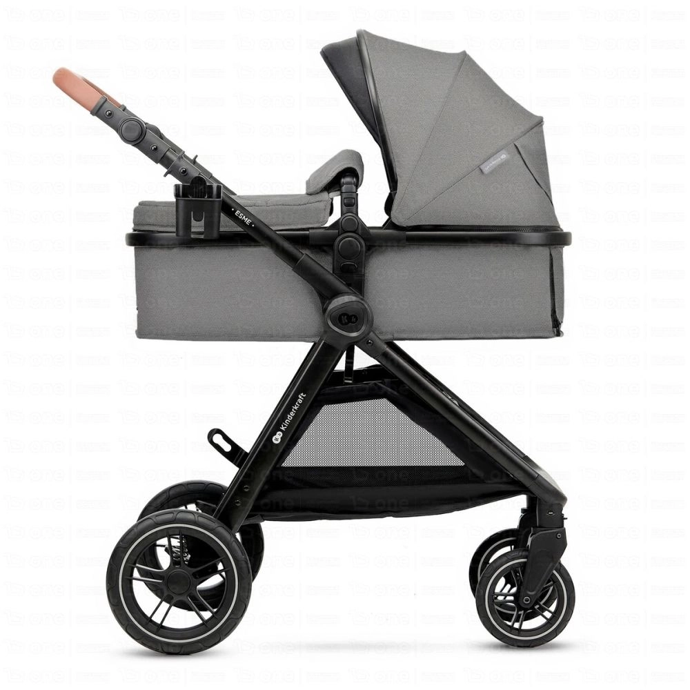 Poussette Trio ESME 3en1 - Kinderkraft - gris