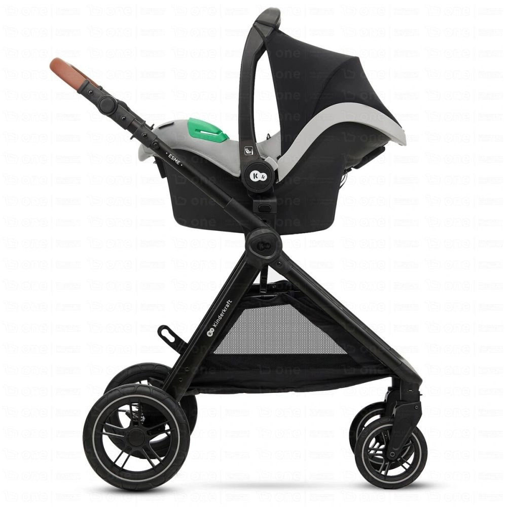 Poussette Trio ESME 3en1 - Kinderkraft - gris