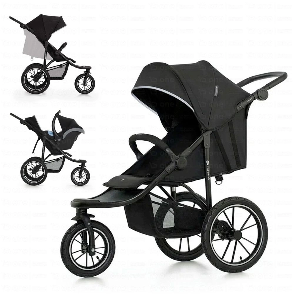 Poussette tout-terrain HELSI 2 - Kinderkraft - noir