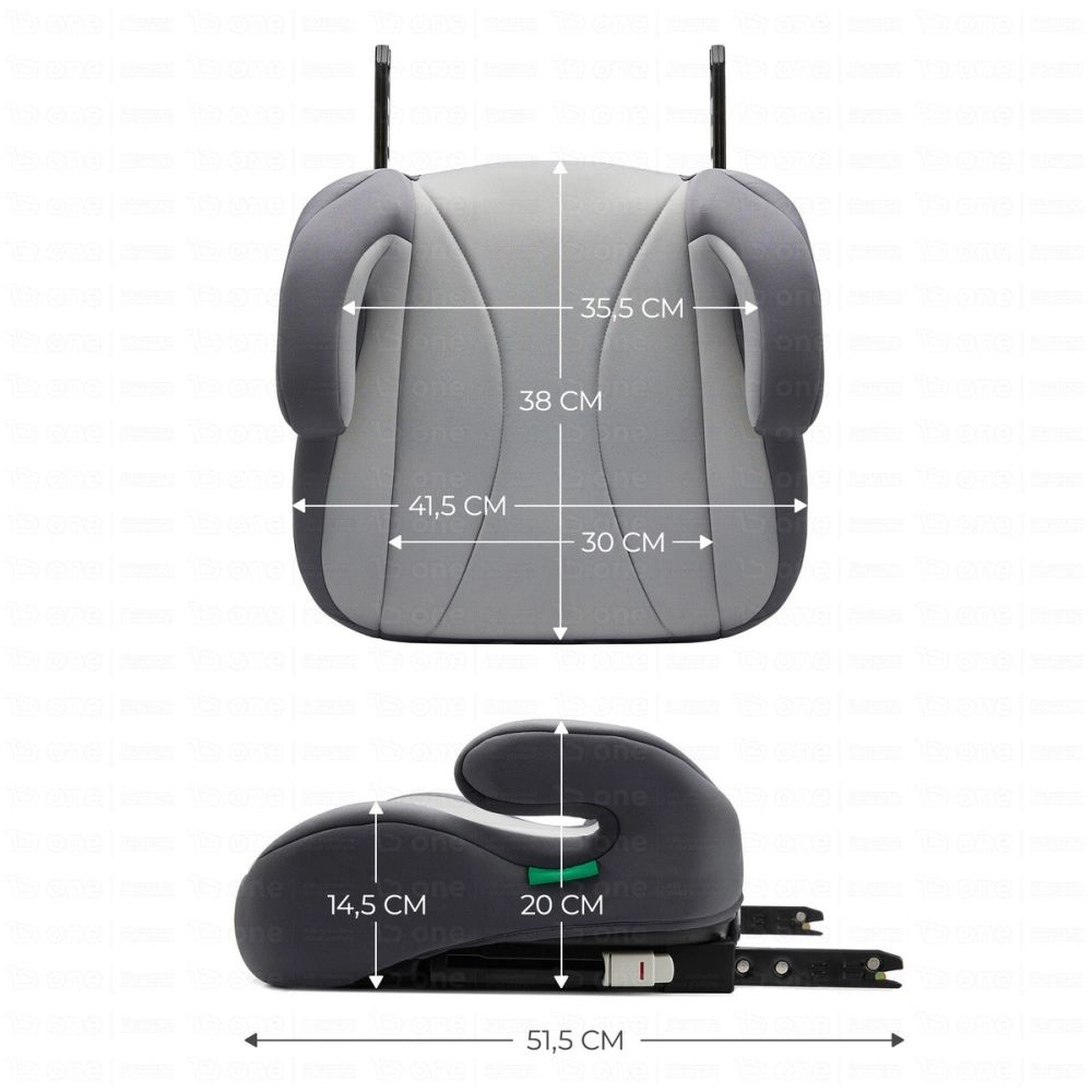 Rehausseur enfant I-BOOST I-Size - Kinderkraft - gris