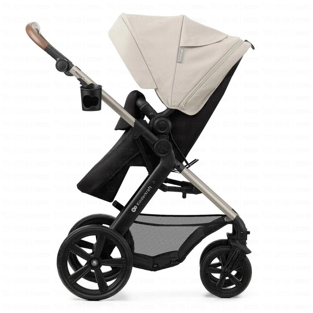 Poussette Trio MOOV 2  (rouse EVA) - Kinderkraft - gris