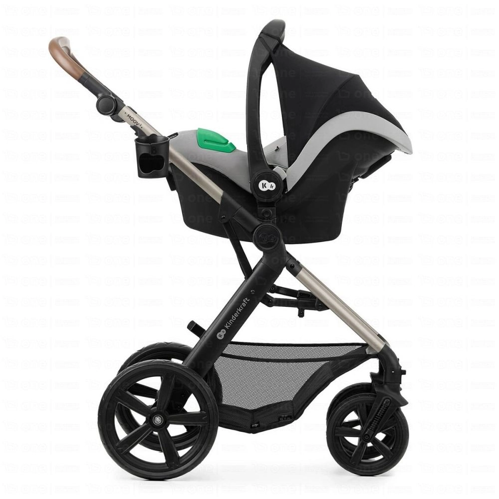 Poussette Trio MOOV 2  (rouse EVA) - Kinderkraft - gris