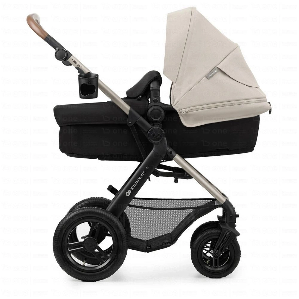 Poussette Trio MOOV 2 (roues AIR) - Kinderkraft - gris