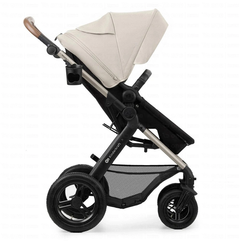Poussette Trio MOOV 2 (roues AIR) - Kinderkraft - gris