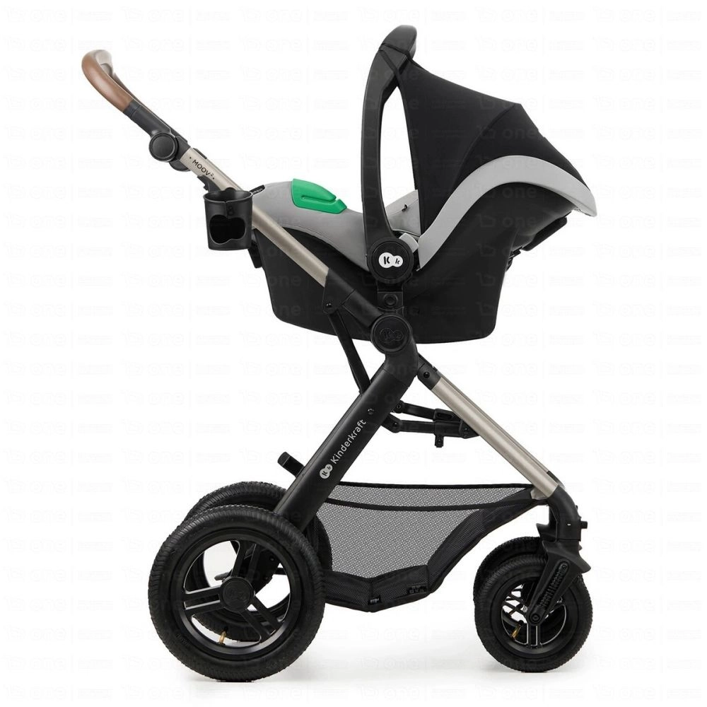 Poussette Trio MOOV 2 (roues AIR) - Kinderkraft - gris