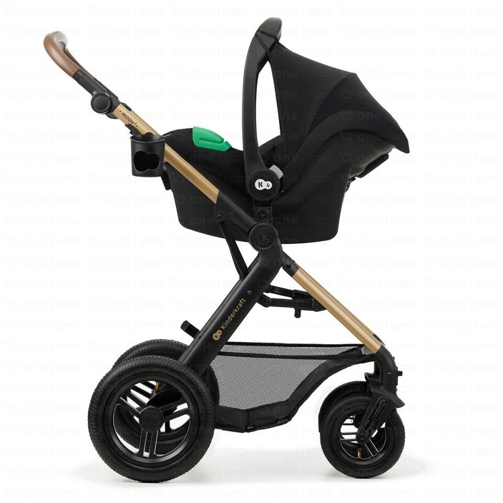 Poussette Trio MOOV 2 (roues AIR) - Kinderkraft - noir