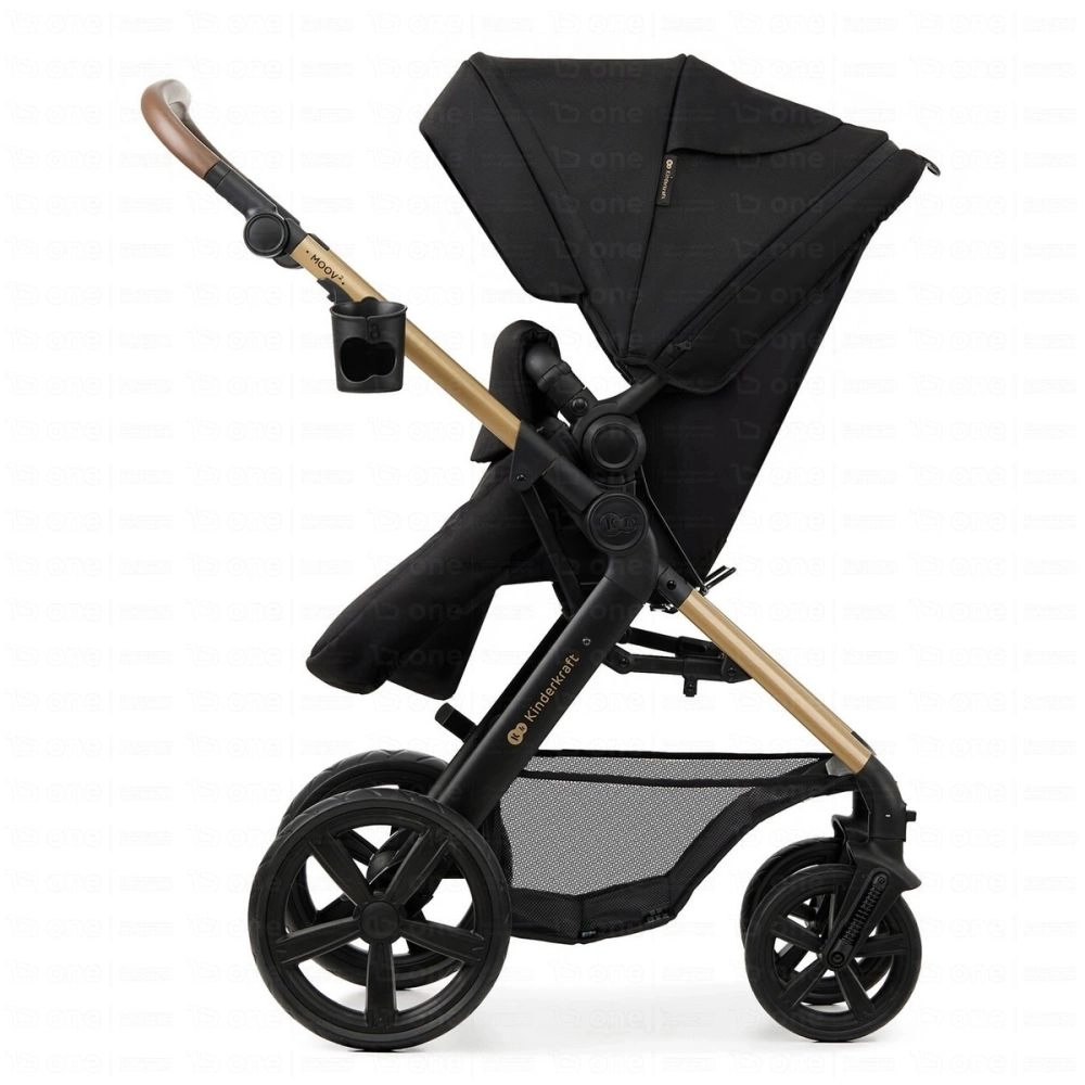 Poussette Trio MOOV 2 (roues EVA) - Kinderkraft - noir