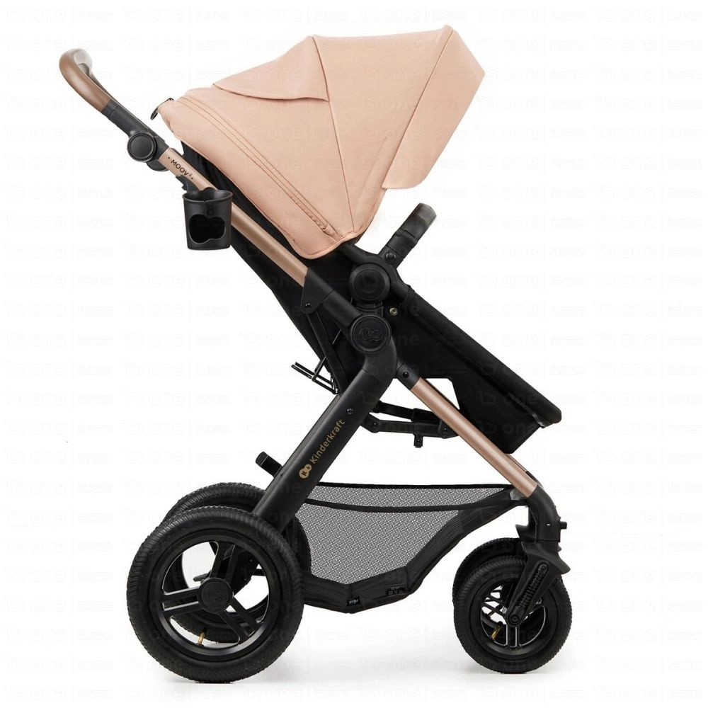 Poussette Trio MOOV 2 (roues AIR ) - Kinderkraft - beige