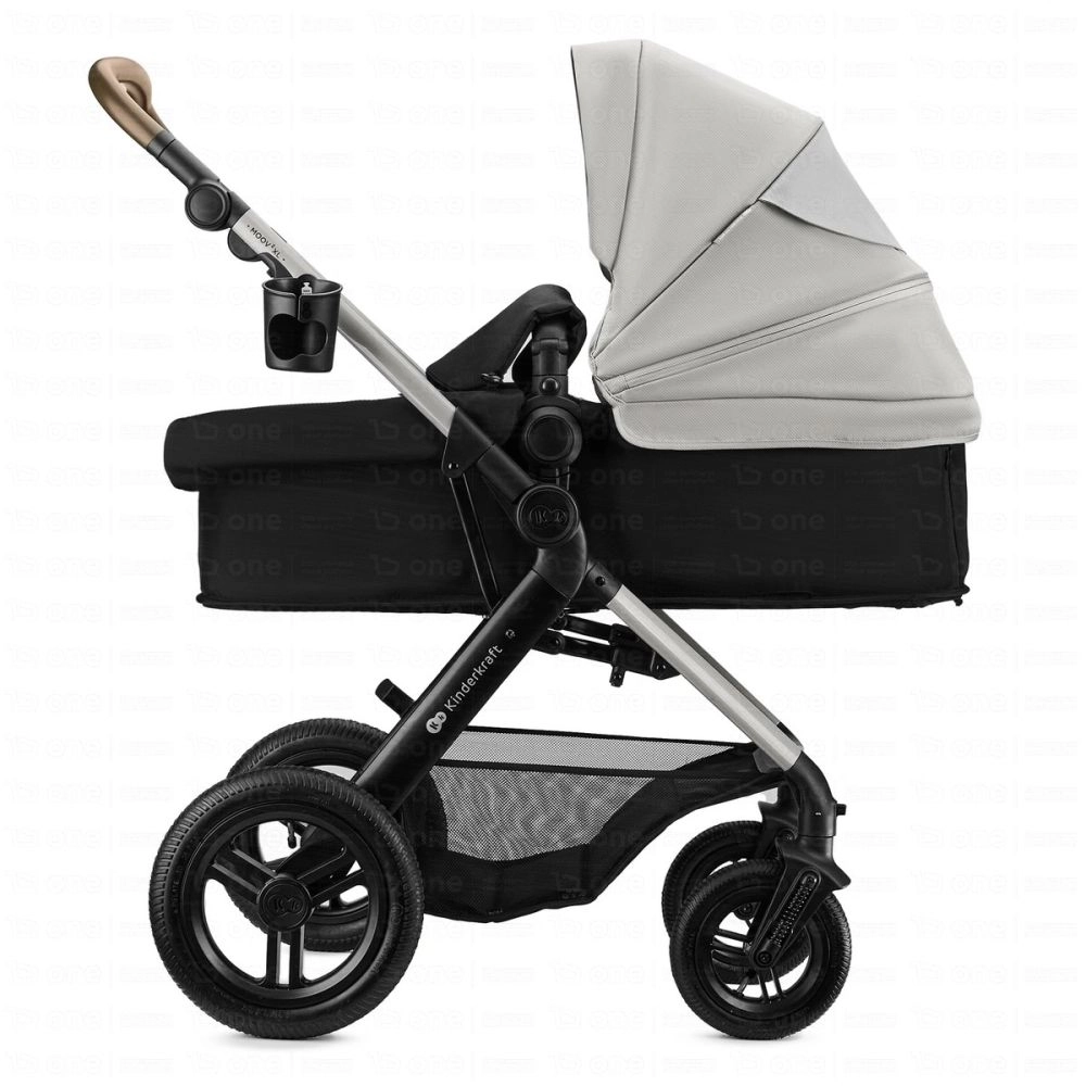 Poussette Trio MOOV 2 XL (roues AIR) - Kinderkraft - gris