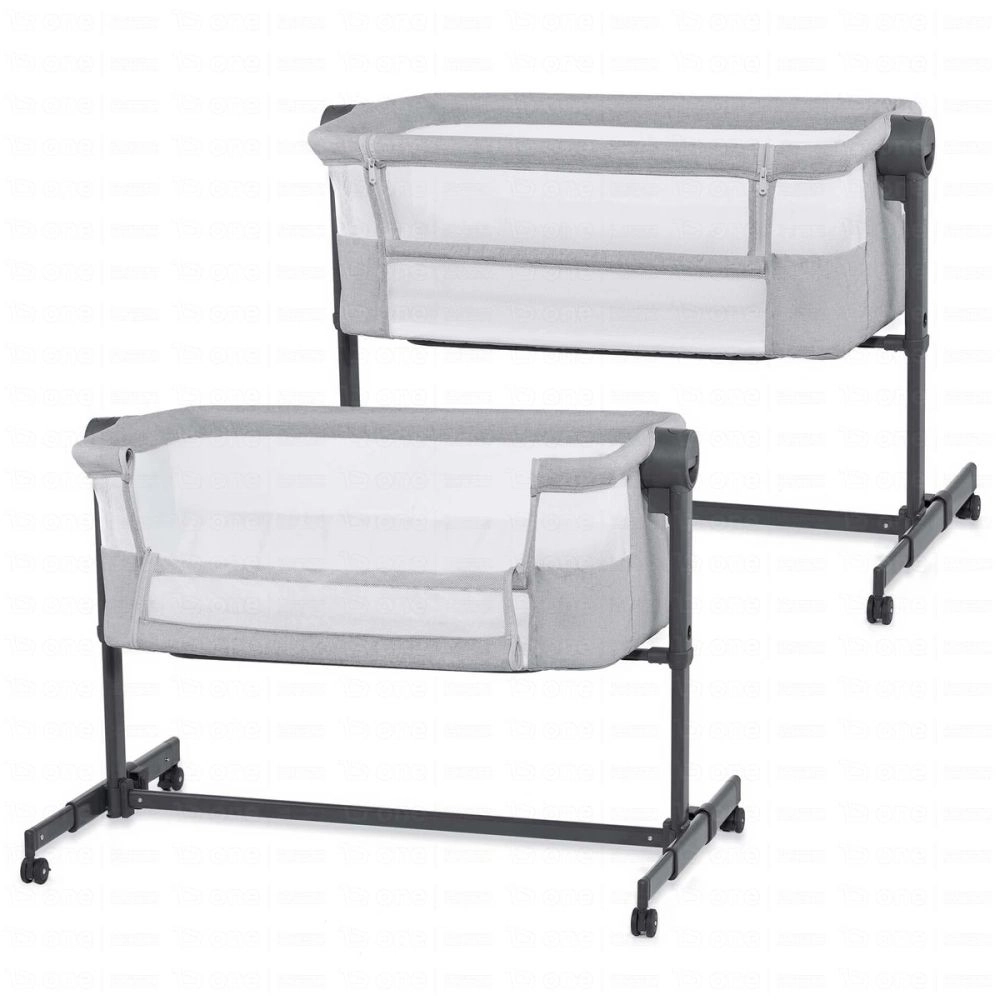 Lit d'appoint 2en1 NESTEE UP 2 - Kinderkraft - gris clair