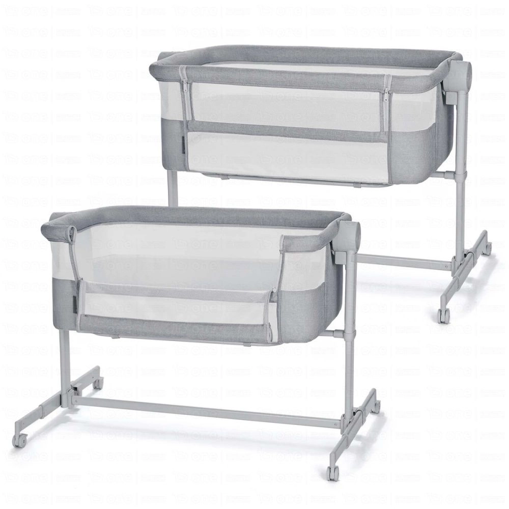 Lit d'appoint 2en1 NESTEE UP 2 - Kinderkraft - gris