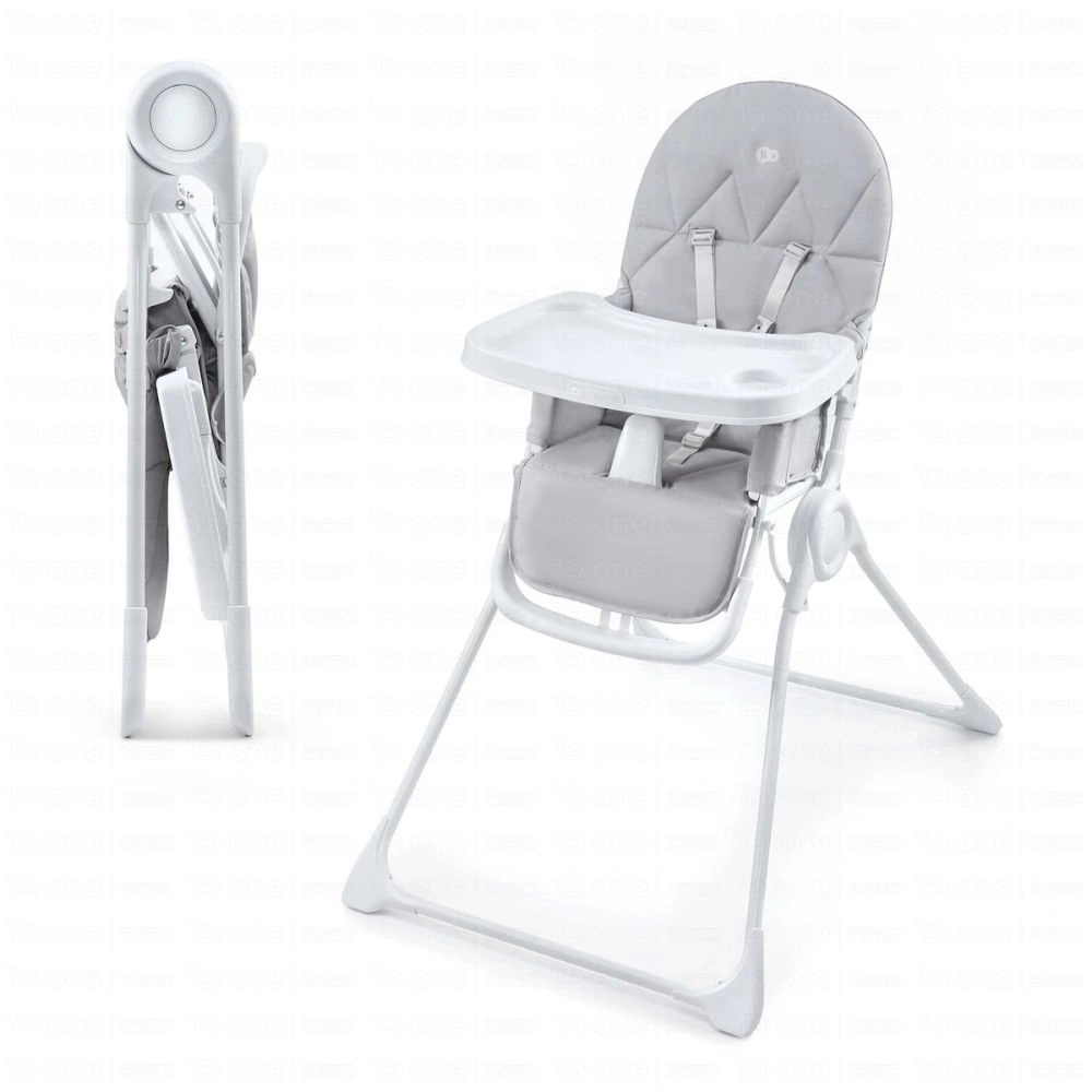 Chaise haute BINCI - Kinderkraft - gris clair