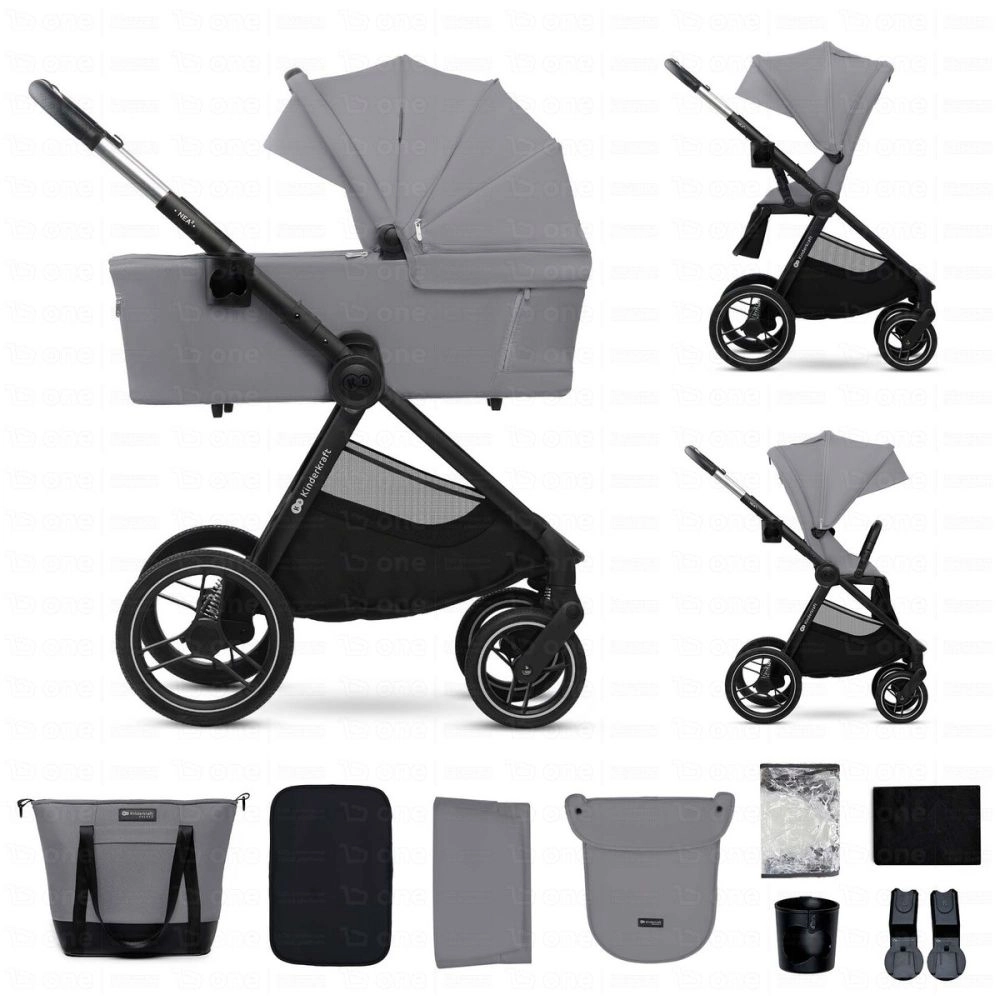 Poussette Duo NEA 2 - Kinderkraft - gris