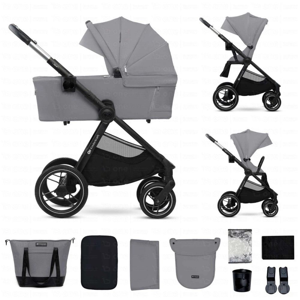Poussette Duo NEA 2 - Kinderkraft - gris