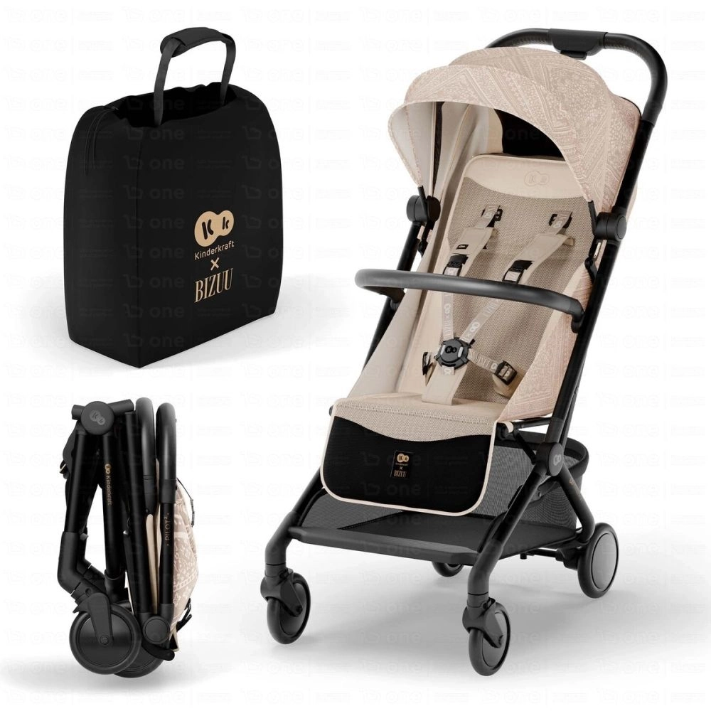 Poussette Pilot 2 x BIZUU - Kinderkraft - beige