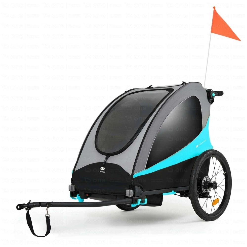 Remorque Vélo Enfant 3en1 NAVA - Kinderkraft - bleu