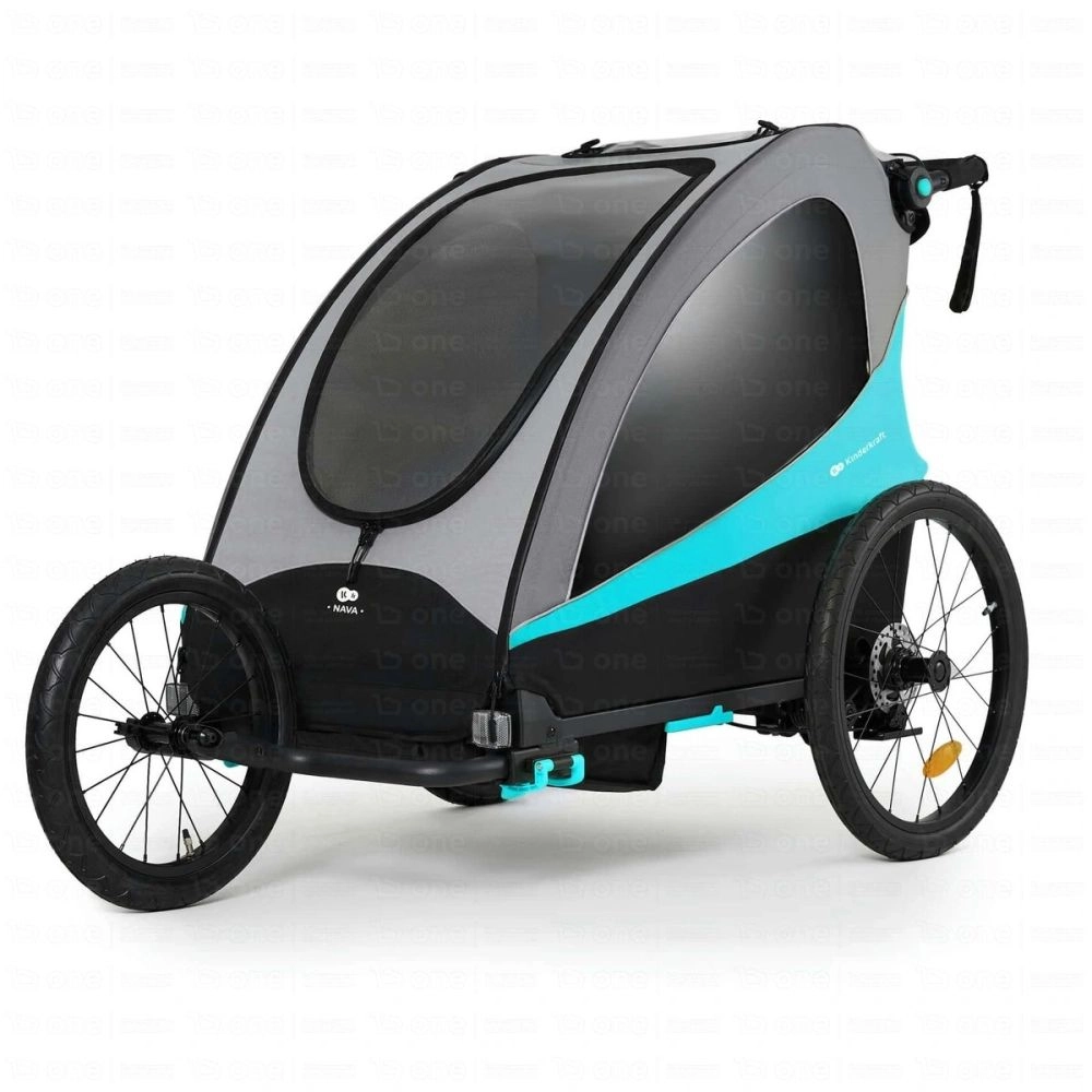 Remorque Vélo Enfant 3en1 NAVA - Kinderkraft - bleu
