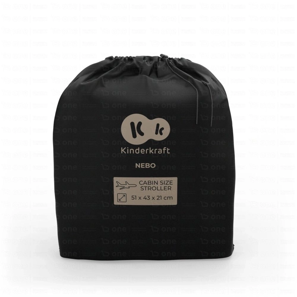 Poussette (cabine d'avion) NEBO - Kinderkraft - noir