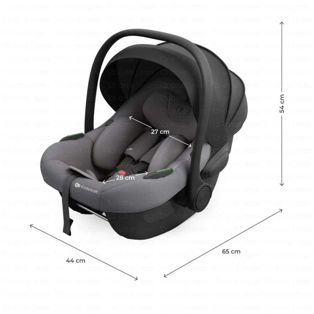 Siège auto I-LITE (40-87 cm) - Kinderkraft - gris