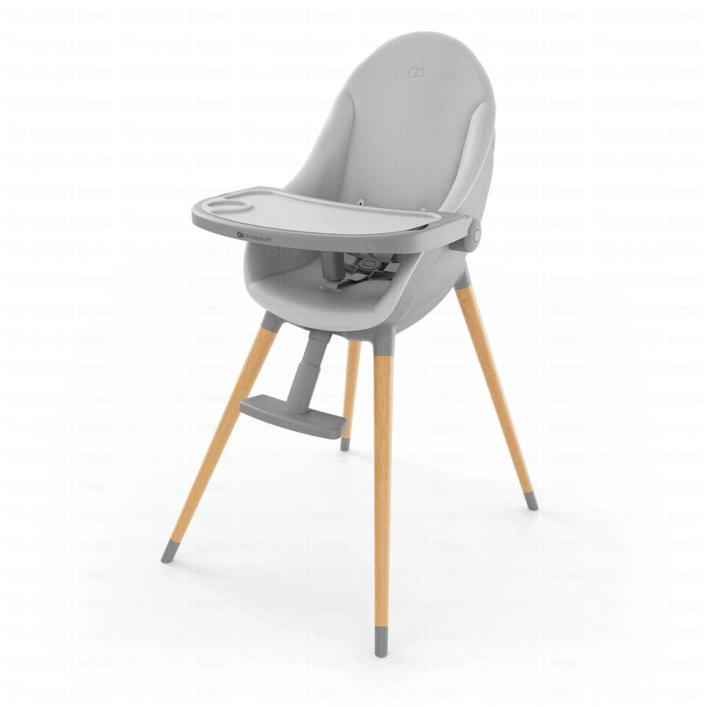 Chaise haute FINI UP 2en1 - Kinderkraft - gris