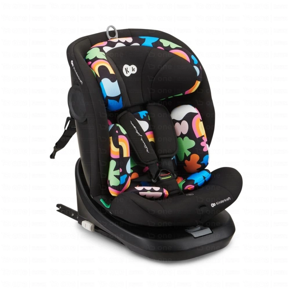 Siège auto I-GROW i-Size (40-150cm) x Happy shapes - Kinderkraft - multicolore