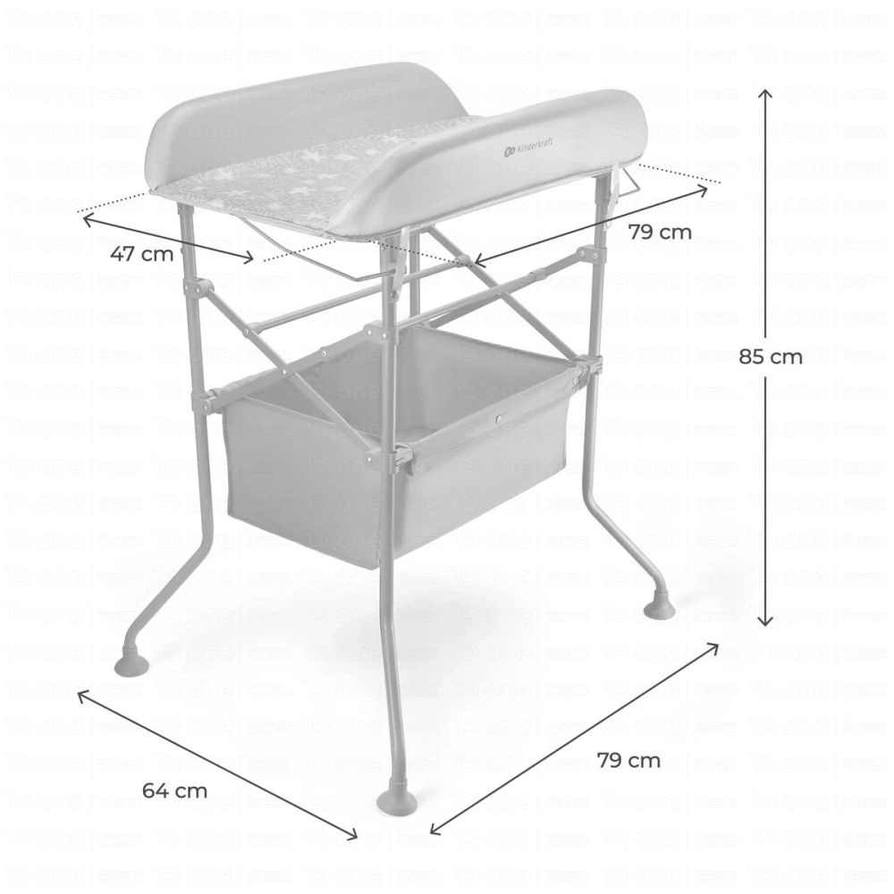 Baignoire pour bébé BUBBLY - Kinderkraft - gris