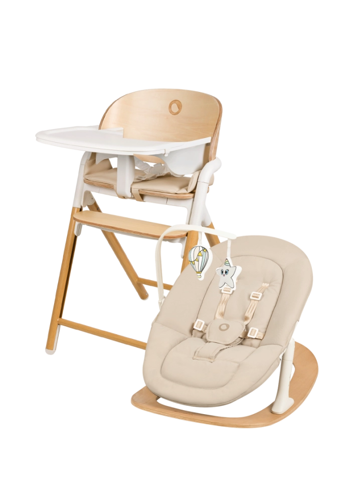 Chaise haute Celia - Lionelo - White