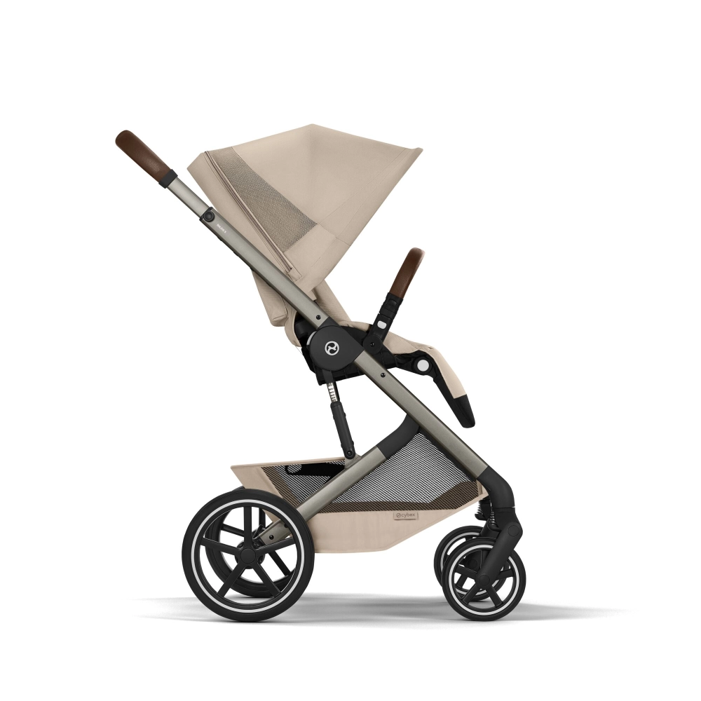 Pack Duo Balios S Lux 4 - Modèle 2026 + Nacelle Pliable - CYBEX - Almond Beige