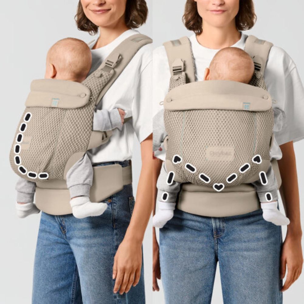 Porte-bébé - AMYA Fog Grey - CYBEX - Gris clair