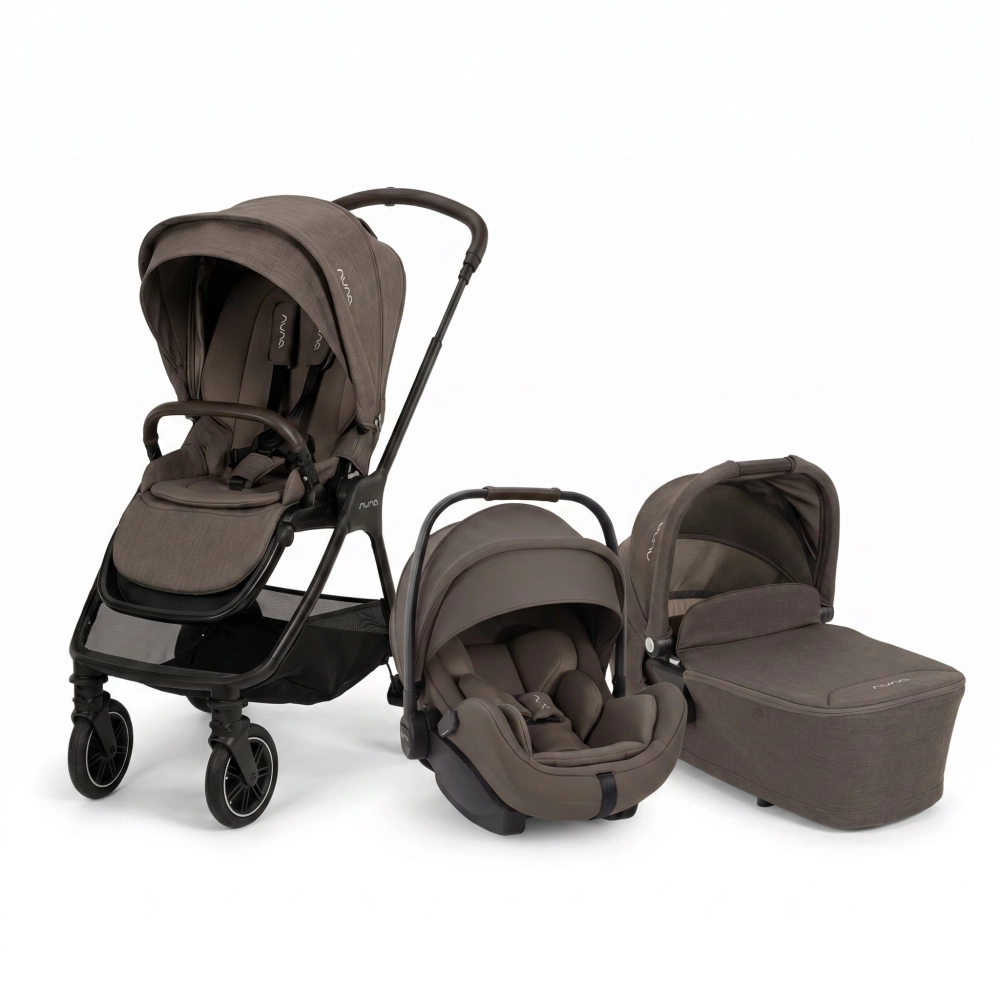 Pack trio Nuna - Poussette Triv Next + Siège auto Arra flex + Nacelle Lytl - Chestnut