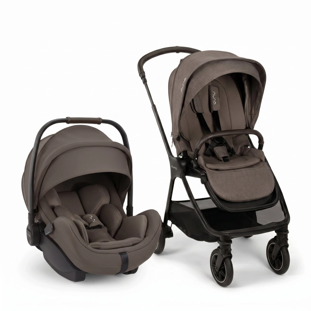 Pack duo Nuna - Poussette Triv Next + Siège auto Arra Flex - Chestnut