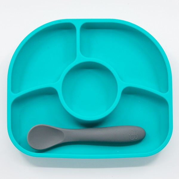 Assiette Silicone BBlüv Yümi - Aqua