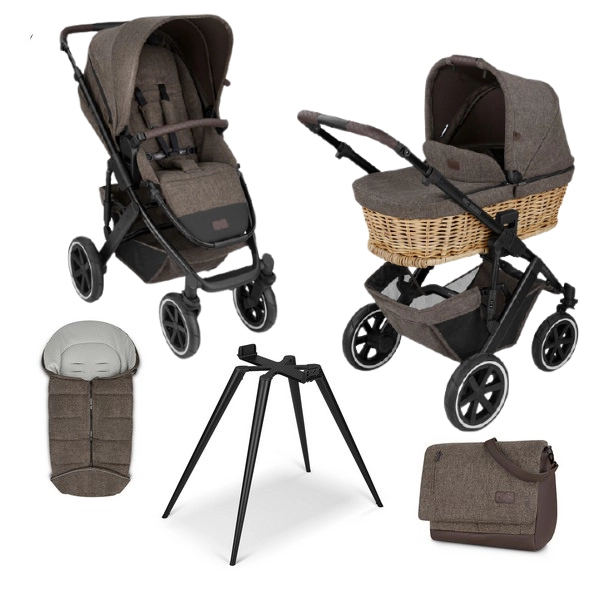 Poussette ABC Design Salsa 4 Air + Nacelle + Support Nacelle + Accessoires Fashion Edition - Braid (2022)
