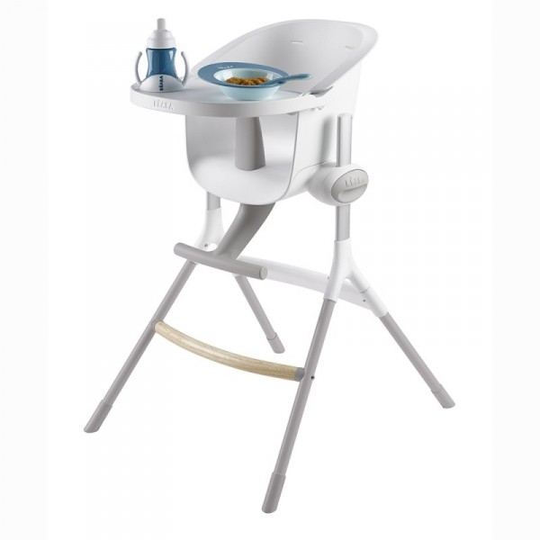 Béaba Up&amp;Down High Chair - Grey/White