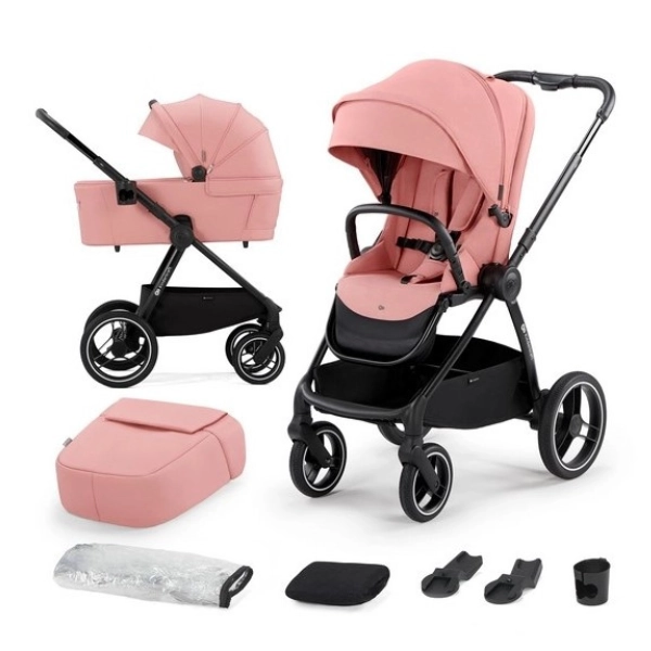Poussette Kinderkraft Nea + Nacelle - Ash Pink