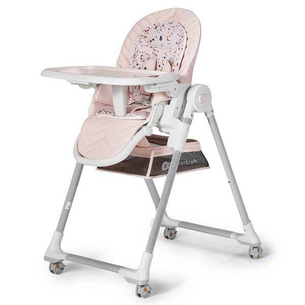 Kinderkraft Lastree 2-in-1 High Chair - Pink